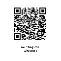 scan QR code to follow Your Kingston on Whatsapp