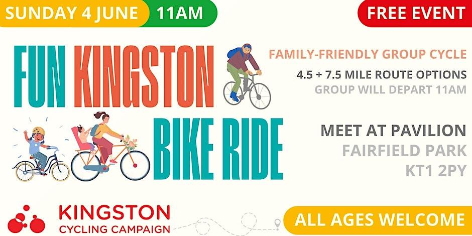 Kingston Fun Bike Ride poster